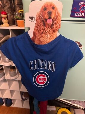 Chicago Cubs Blue Dog T-Shirt by